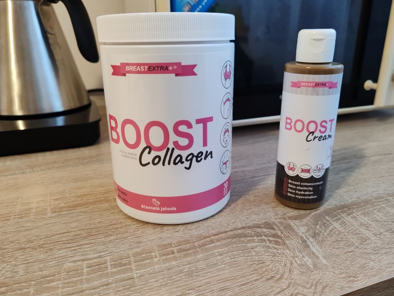 BreastExtra+ BOOST Cream a BOOST Collagen - overená kombinácia prípravkov